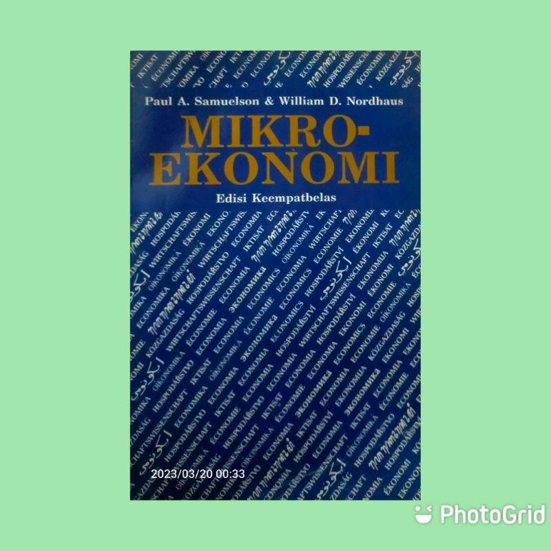 MIKRO EKONOMI OLEH PAUL A.SAMUELSON EDISI KEEMPATBELAS