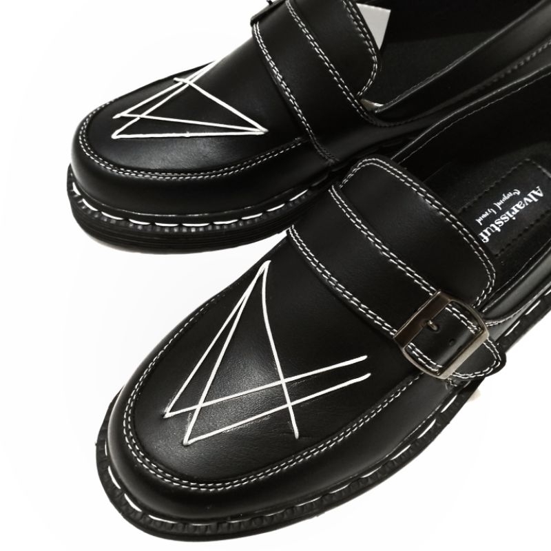 alvarisstuff sayber v1 sepatu kasual formal unisek penny loafers