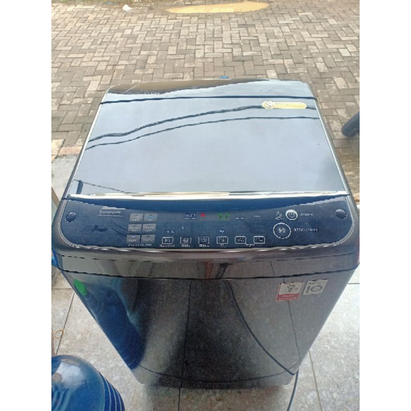 mesin cuci toploading inverter LG 13 kg second