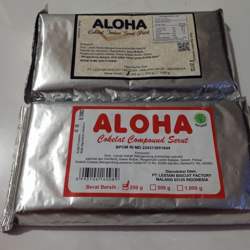 

250gr coklat blok aloha