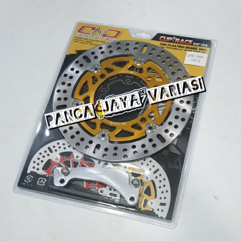 Disc piringan cakram PCX 160 CBS 260mm DELKEVIC Floting Disc depan DND DELKEVIC PCX 150