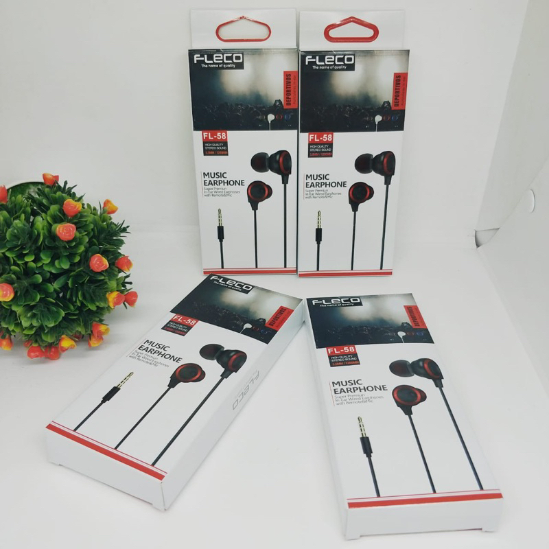 HEADSET FLECO FL58 EARPHONE PREMIUM FLECO FL 58 PROMO SEN