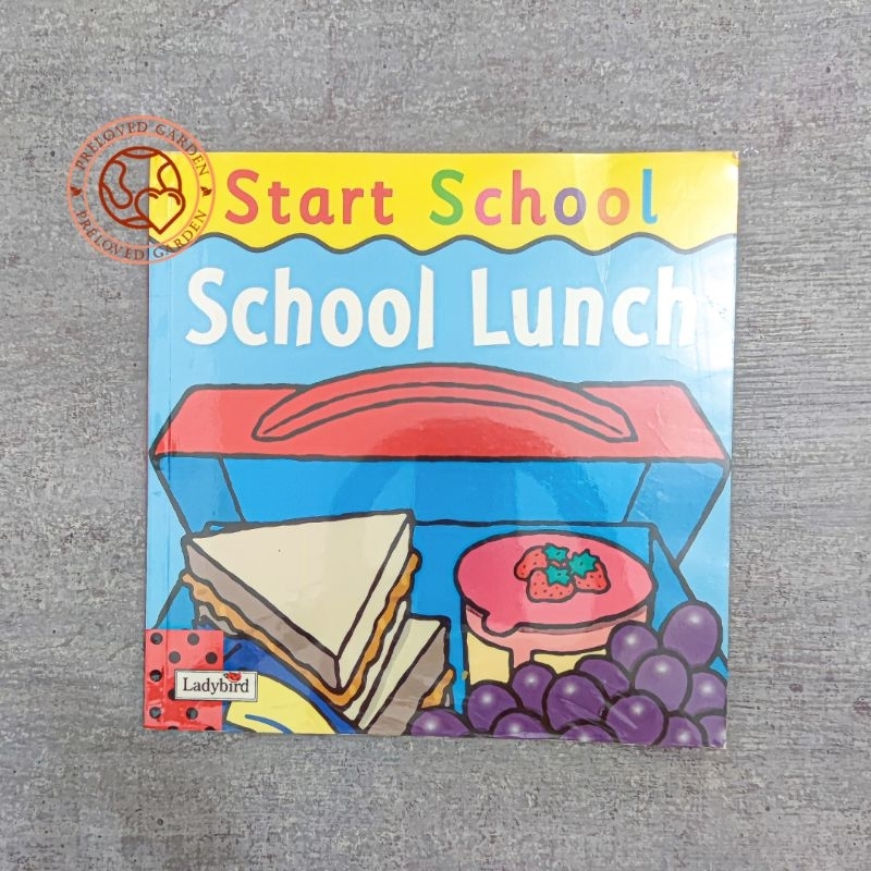 [Preloved] Start School School Lunch by Ladybird - Lift the Flap Book Buku Cerita Anak TK PAUD