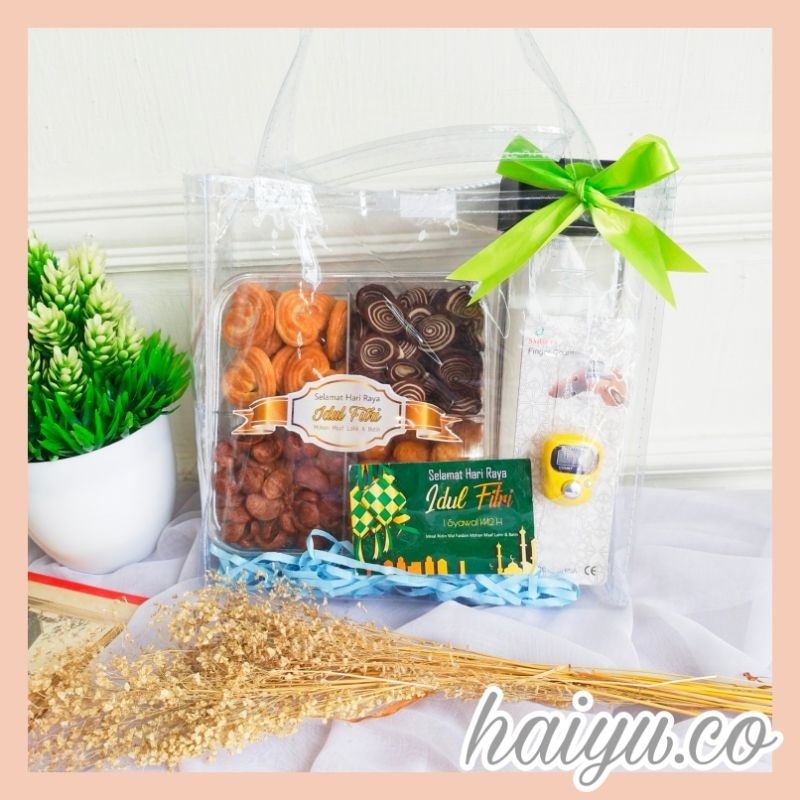 

[READY] Gift Bags Botol 4 Cookies Kado Bingkisan Tas Transparant By haiyu.co