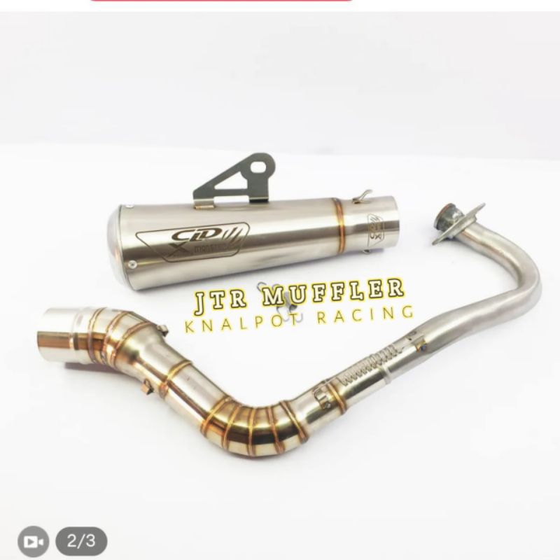 Knalpot Cld x monster Nmax Aerox Lexi Pcx Adv Vario Beat Scoopy Fino Genio mio sporty smile mio m3 j