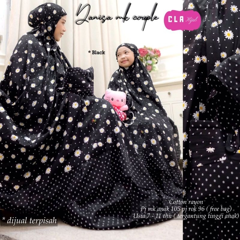 MUKENA DANISA  COUPLE BY CLA/DENADA MUKENA COUPLE/MUKENA GHANIYA COUPLE