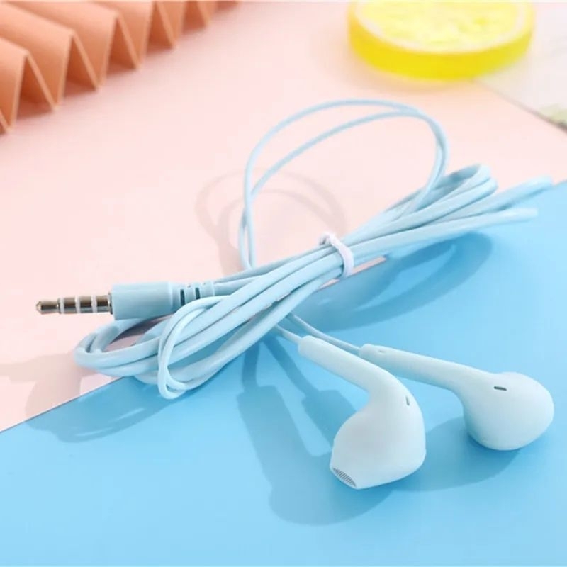 Olaf  Earphone Wired Super Bass With Built-in Microphone 3.5mm In-Ear Wired Hands Free For Smartphones Portable Sport 8 Colors