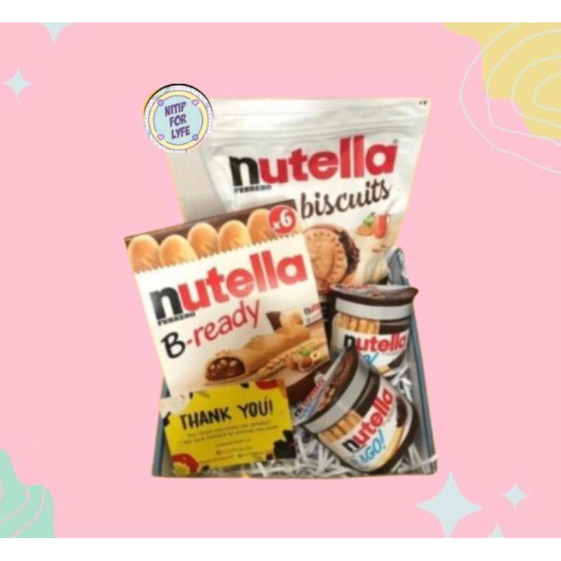 

Paket Nutella giftbox/hampers/hadiah/kado/parcel