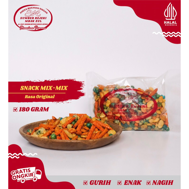 

SNACK MIX-MAX 180 GRAM