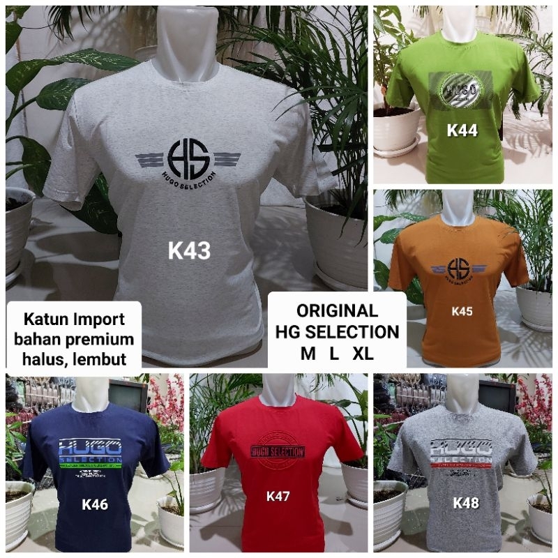 HG SELECTION  KAOS OBLONG HUGOSELECTION SIZE M L XL