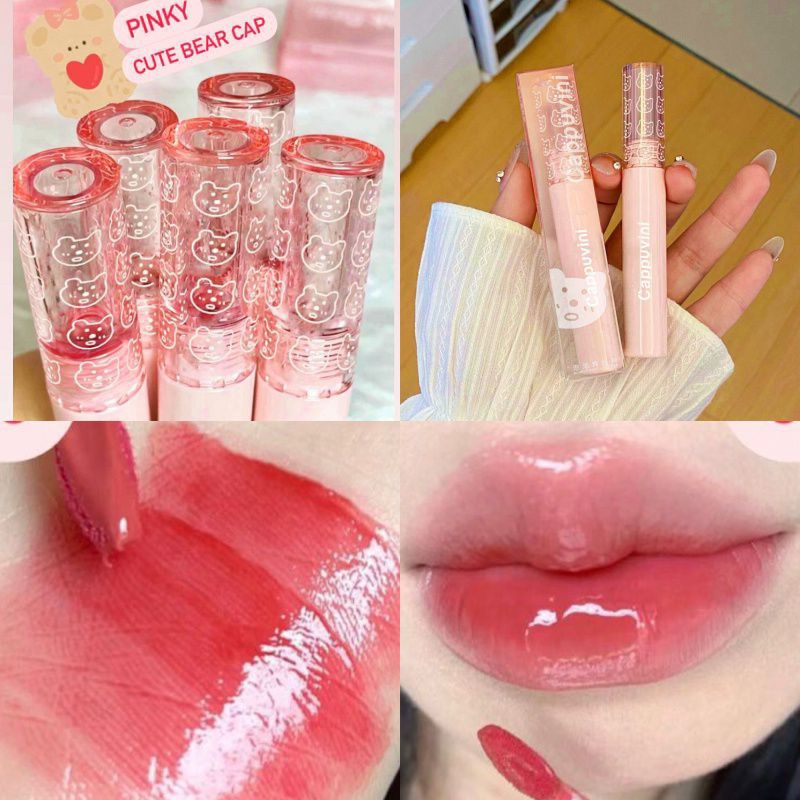 [CAPPUVINI] Lip Jelly Glossy Tint Watery Lipstik
