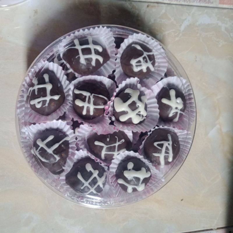 

kue kering cookies coklat egg drops