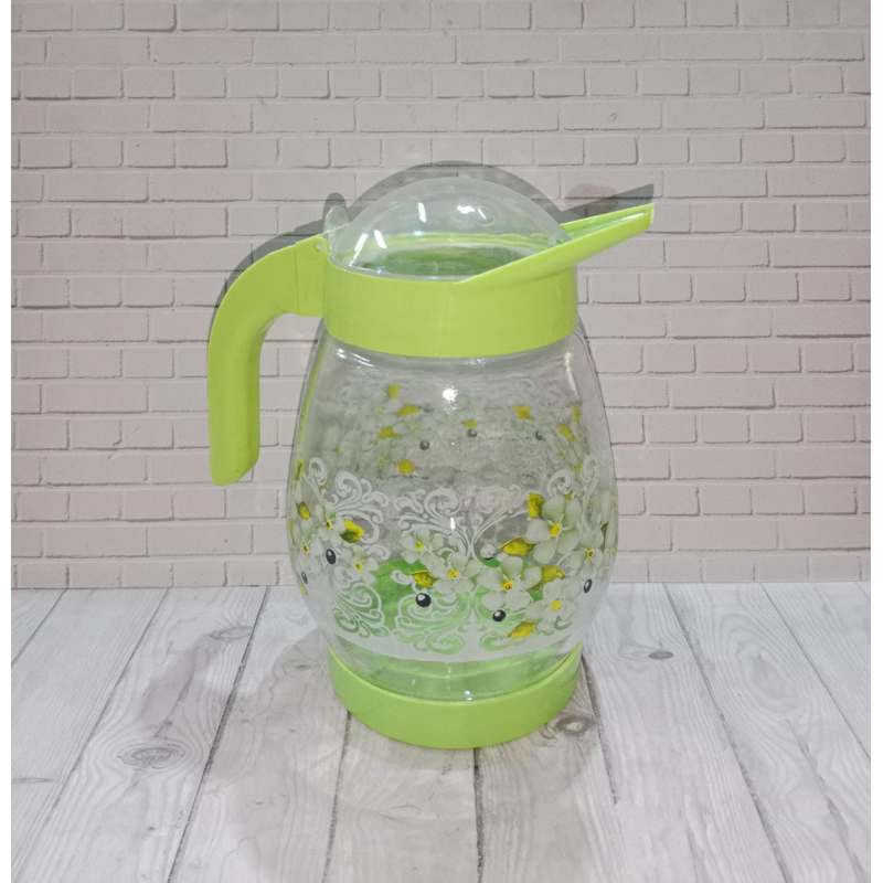 PITCHER KACA / TEKO KACA MOTIF / WATER JUG KACA