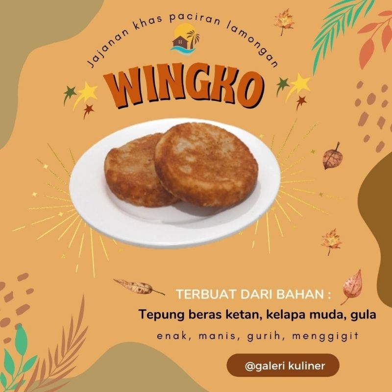 Wingko enak khas paciran lamongan isi 12 pcs