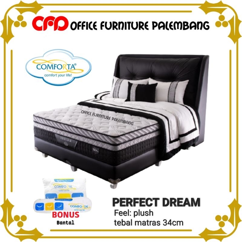 springbed comforta perfect dream matras kasur spring bed pocket spring latex