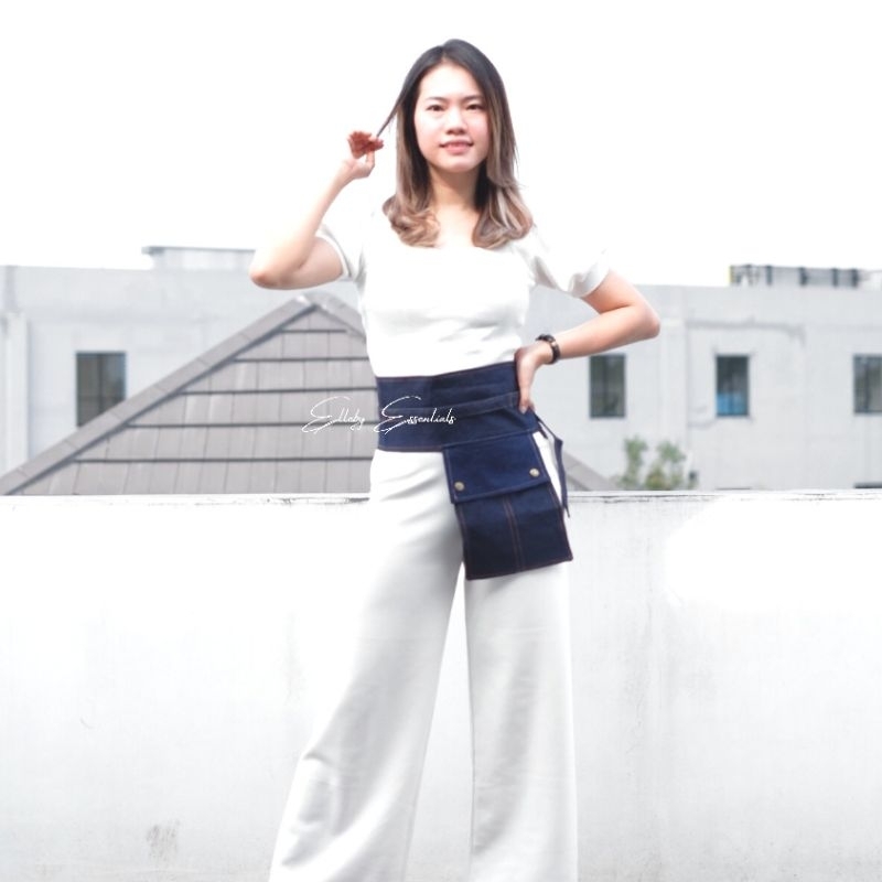 Obi Belt Gany Pocket Jeans / Obi Belt Jeans Kantong Sarato / Ikat Pinggang Jeans