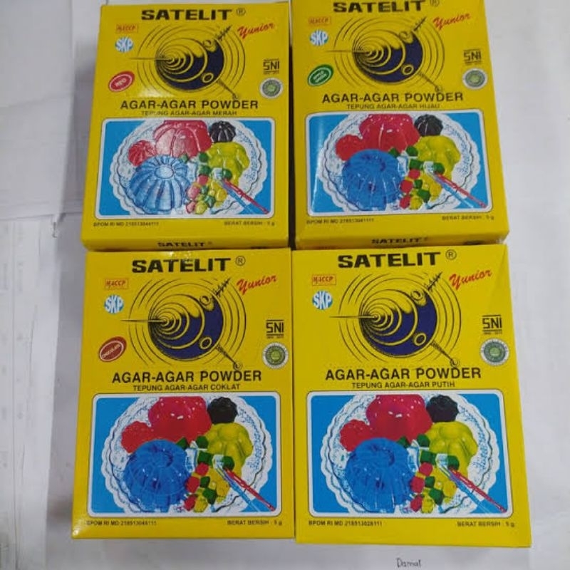 

SATELIT Bubuk Puding Agar Agar Powder 5gr