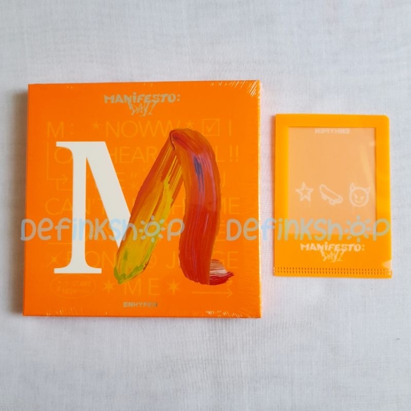[READY STOCK] Album Enhypen - Manifesto Day 1 Engene D J M ver Sealed + POB Benefit Web Weverse Wv K