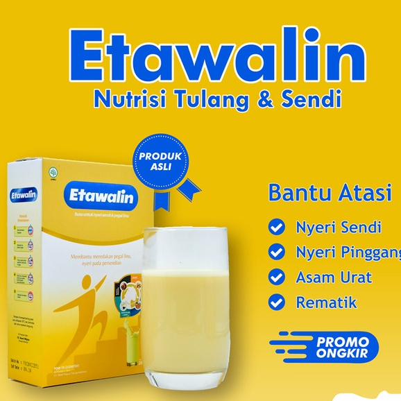 

Etawalin Susu Kambing Bubuk untuk Nyeri Sendi dan Pegal Linu 200 gram