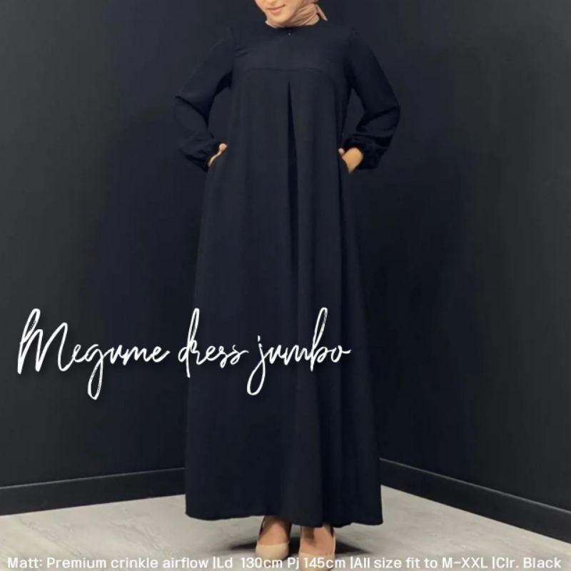 MEGUME DRES JUMBO LD 130 CM WANITA TERBARU