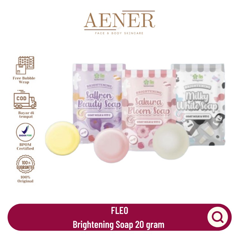 [FLEO] BRIGHTENING SOAP | FLEO BRIGHTENING SOAP | FLEO SOAP | SABUN FLEO