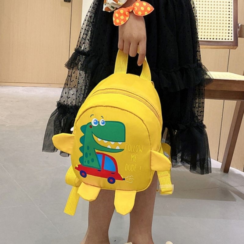 Hot Sale Ransel Dinosaurus Kartun Lucu Tas Sekolah PAUD-TK Anak Laki-laki Perempuan