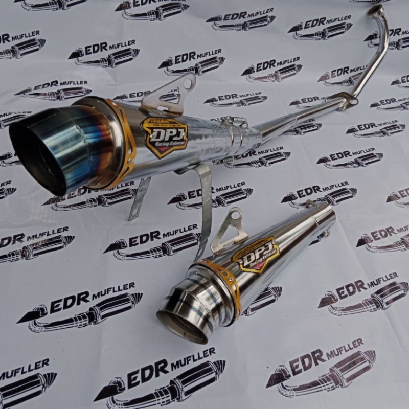 KNALPOT RACING DPJ BUAT MOTOR JUPITER MX OLD JUPITER MX NEW 135 SATRIA