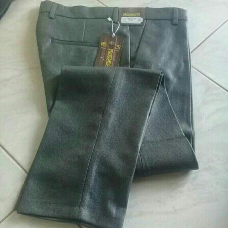 Celana kantor pria Celana Kantor Slimfit Celana Metalik Jumbo ( 38 - 44 )