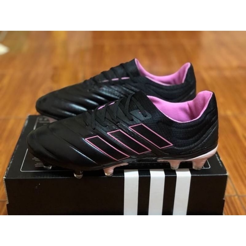 Sepatu Bola Adidas Copa 19.1 Black Pink FG