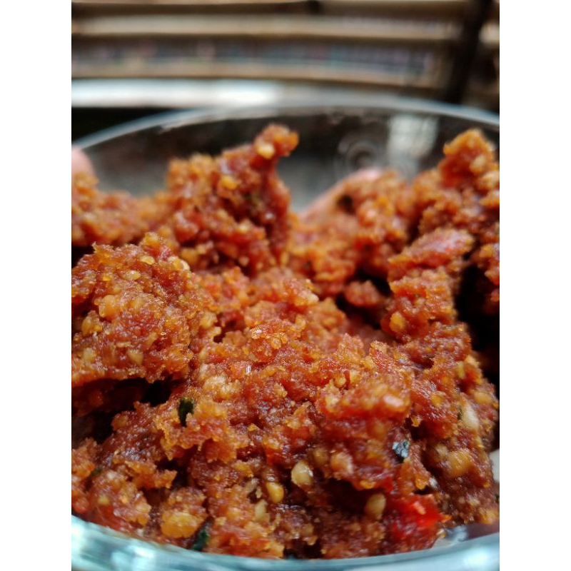 

Sambel/ sambal pecel ndeso 1kg khas Trenggalek