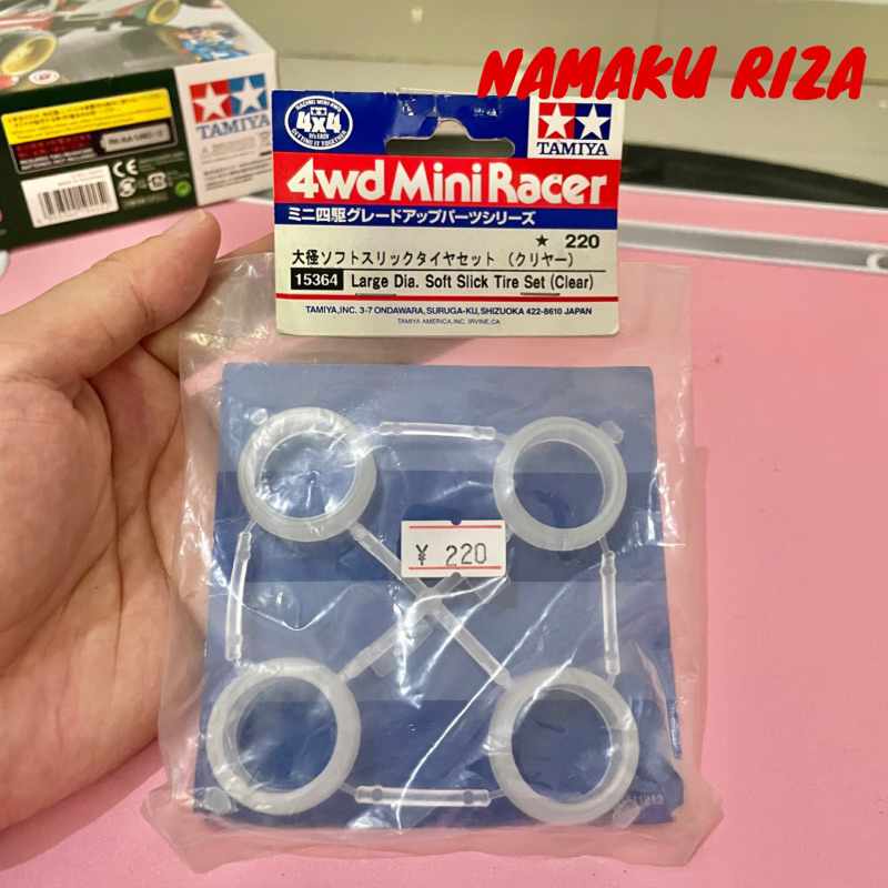 Ban Tamiya Large Dia. Soft Slick Tire Clear 15364