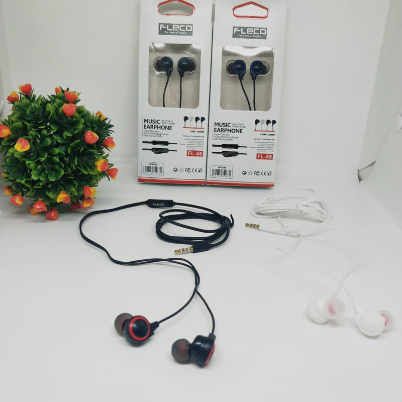 HEADSET FLECO FL58 EARPHONE PREMIUM FLECO FL 58 PROMO SEN