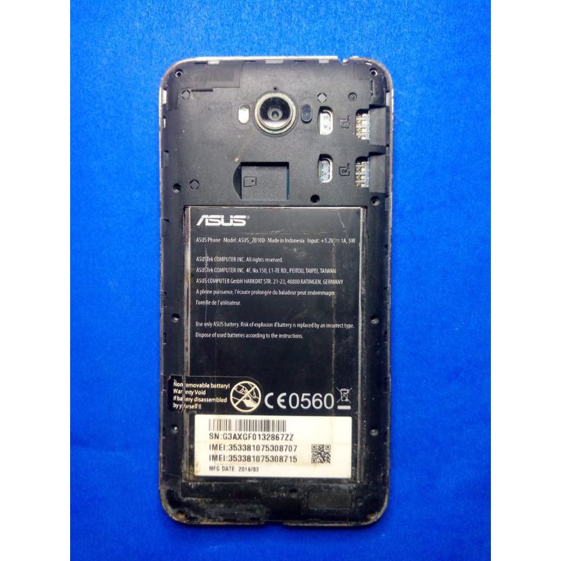 HANDPHONE MURAH ASUS Z010D BEKAS MINUS