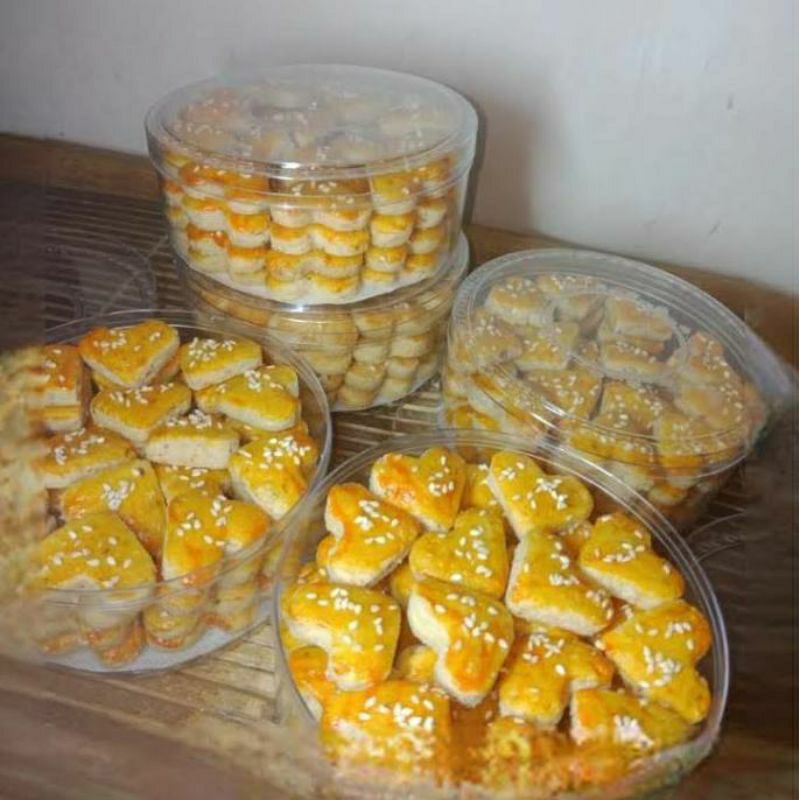 1 DUS TOPLES KUE KERING 500 GRAM BULAT DATAR isi 12 PCS