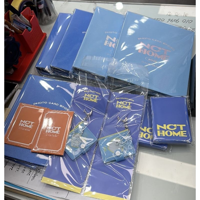 (ready stock, baca details) NCT HOME MD - BINDER SCRATCH MINI COLLECT BOOK GAME SET POLAROID POLA A 