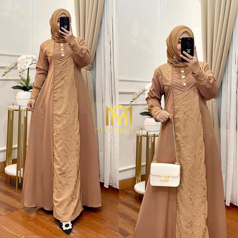 Zahra dress ori MN - MN collection - gamis MN - Zahra dress MN