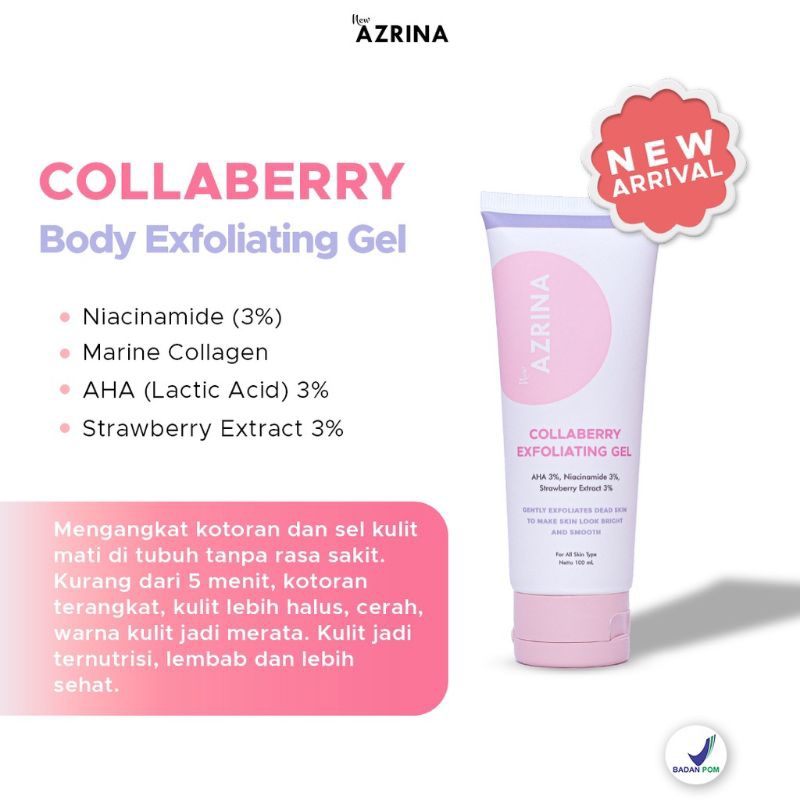 AZRINA Collaberry Body Exfoliating Gel