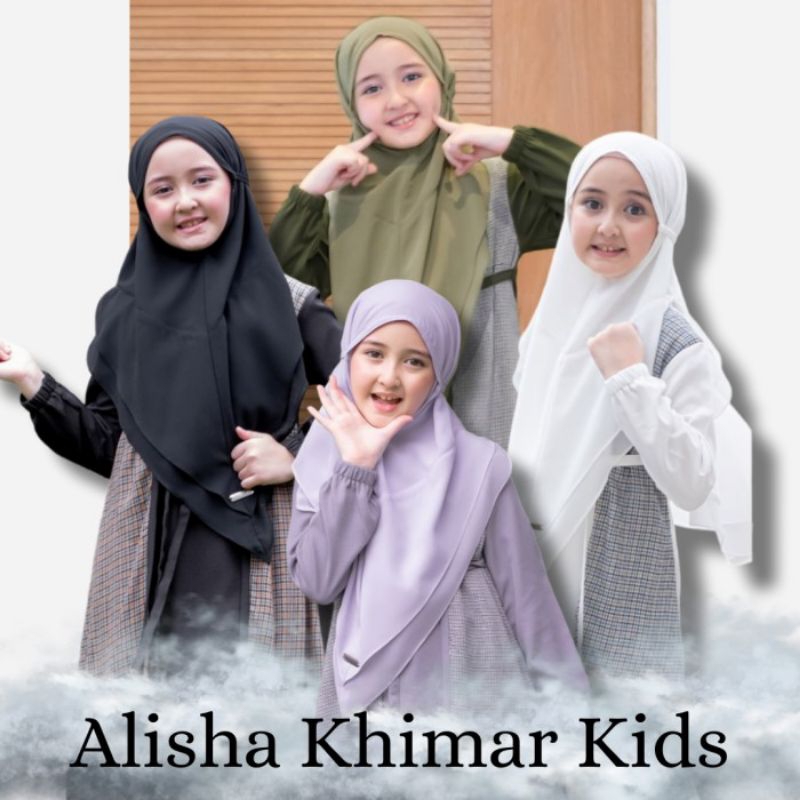 KHIMAR ALISHA KIDS BY YASMEERA //HIJAB ANAK //SARIMBIT LEBARAN