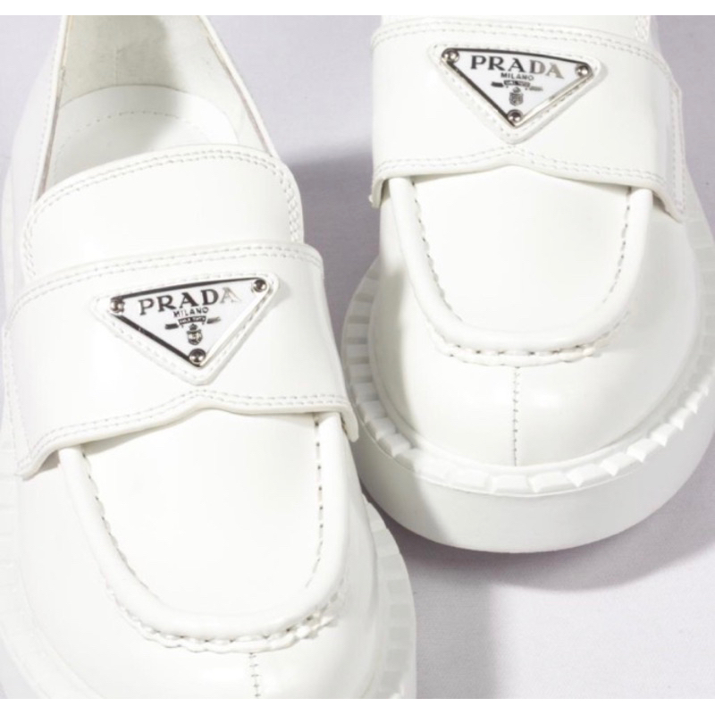 Prada Thick Soles White