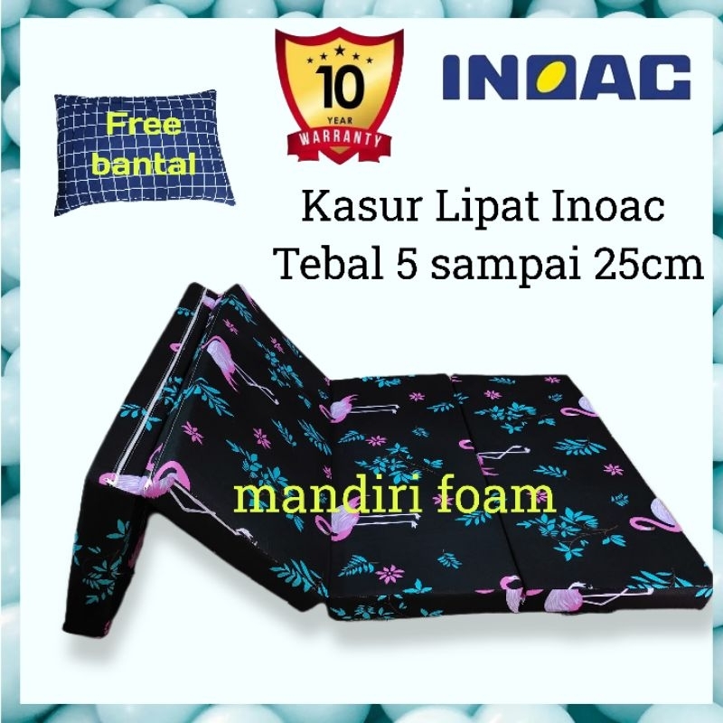 Kasur Lipat Inoac  Eon Tebal 5,10,15 dan 20 cm Oiginal Lipat 4  | Kasur Lipat | Kasur Busa Inoac