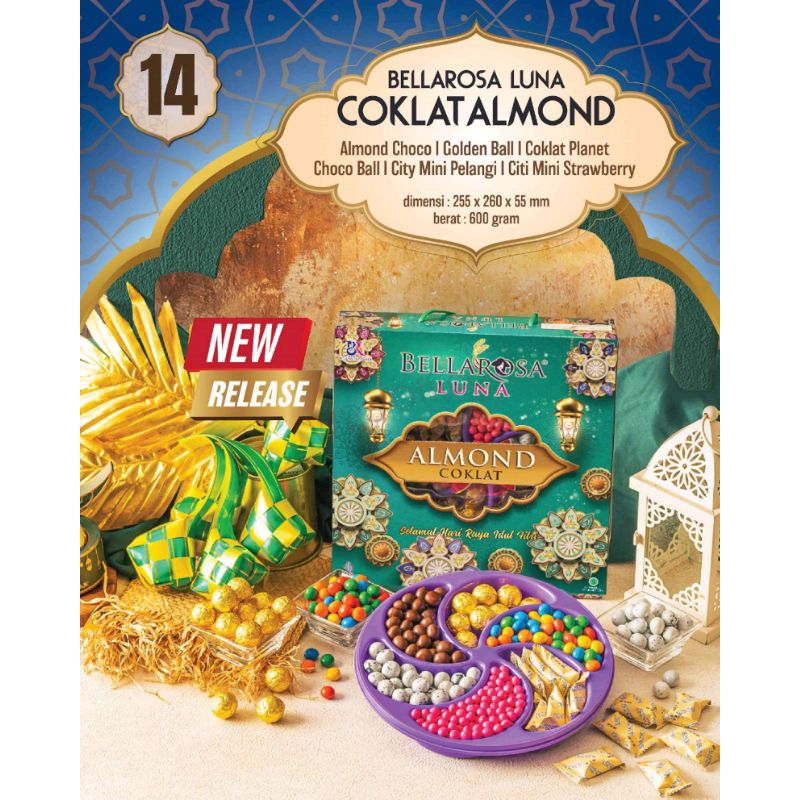 

bellarosa Luna cokelat almond