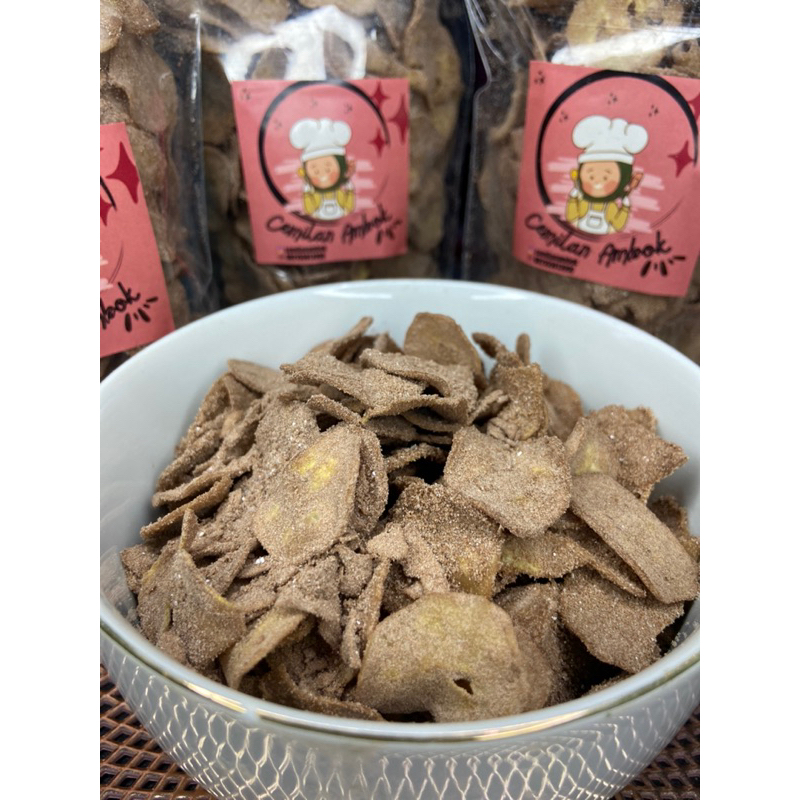 

kripik pisang rasa coklat