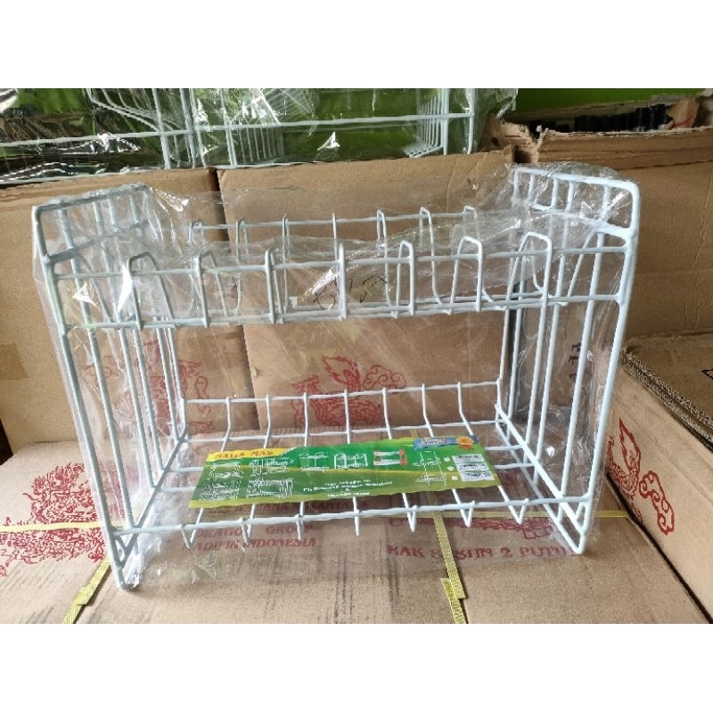 Rak Piring Naga Mas Besi 2 Susun