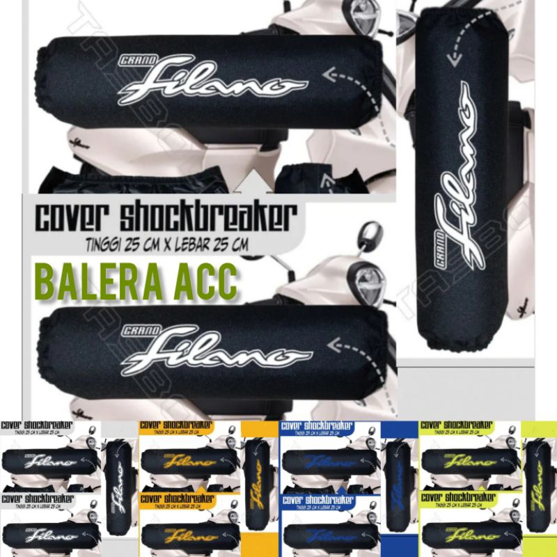 Sarung Pelindung Shok Beker Cover Shock Breaker Yamaha Grand Filano PREMIUM