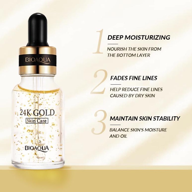 bioaqua 24k gold skin care