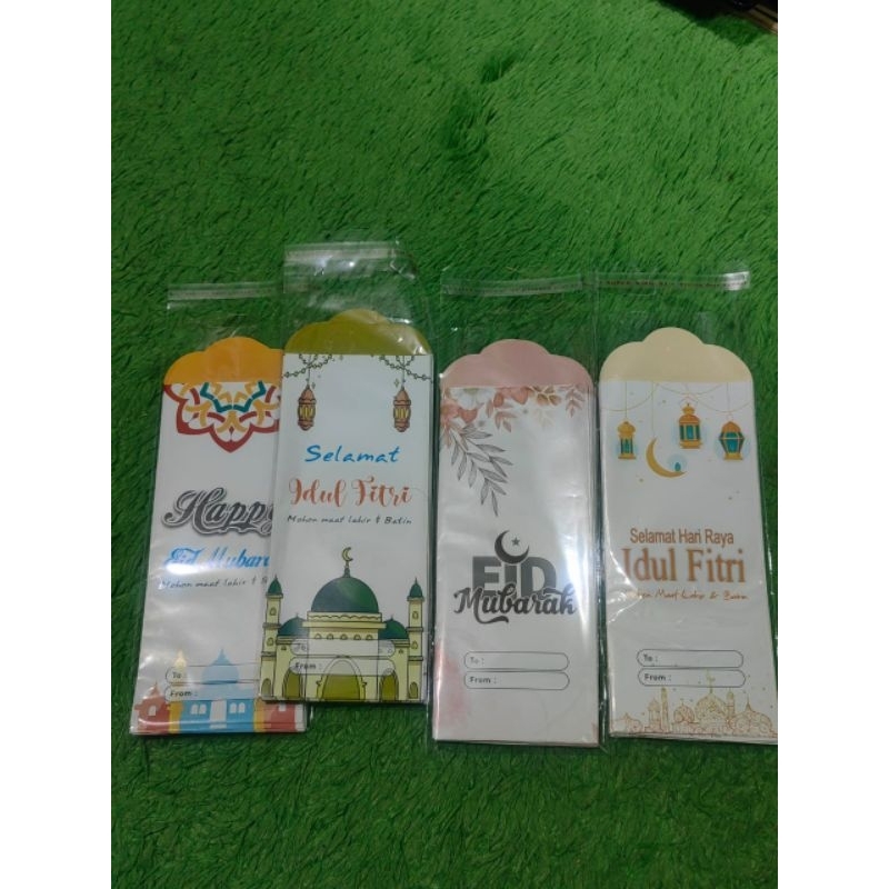 

amplop lebaran panjang motif random 1 pack (10 biji )