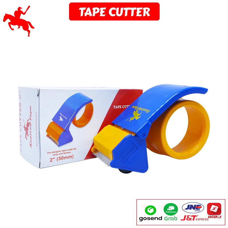 Ksatria Tape Dispenser Lakban / Cutter Lakban / Pemotong Lakban -NEW Promo Sen