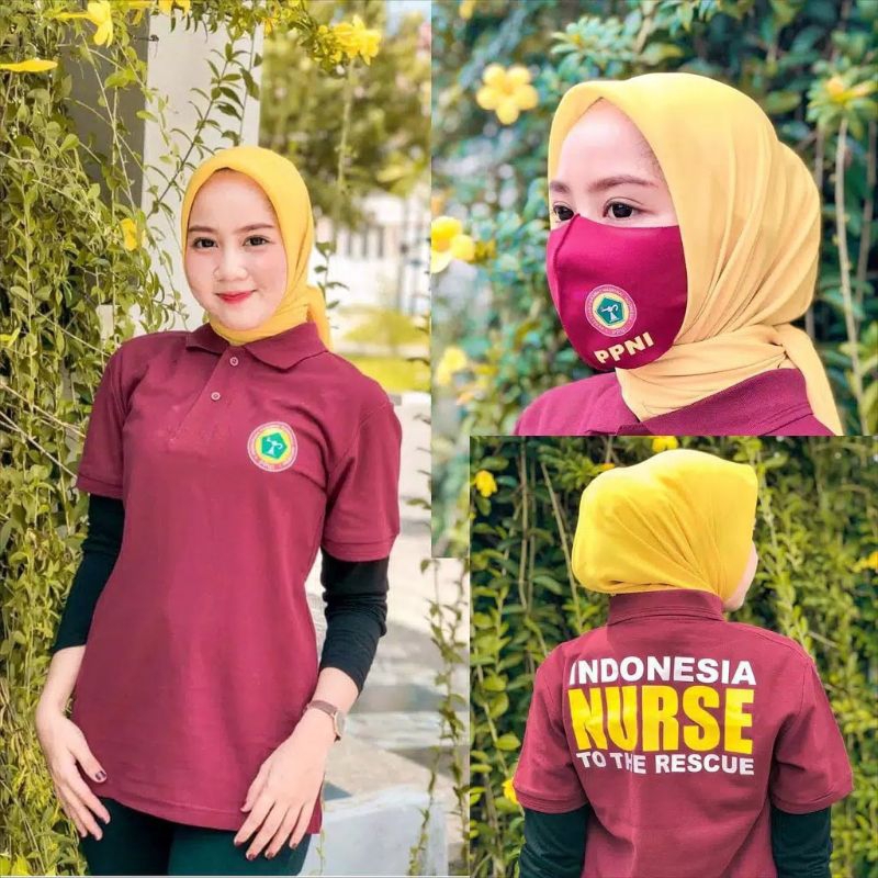 Kaos Polo Nakes/Bidan/Dokter/Perawat Lengan PENDEK