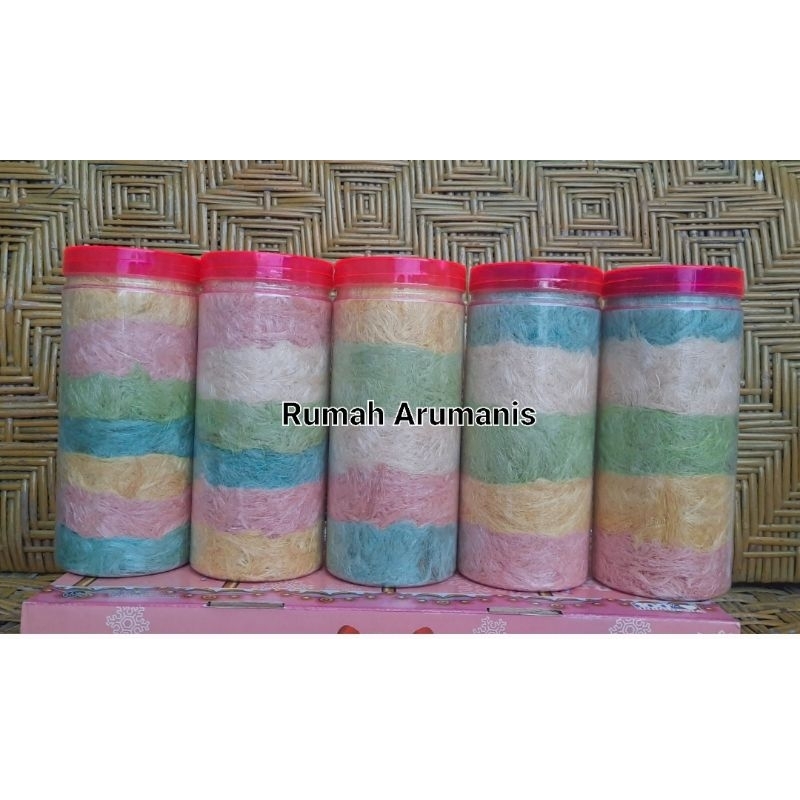 

Arumanis 1/2kg toples Aneka Rasa Rambut nenek Cotton candy trasitional food jajan lebaran rhamadan