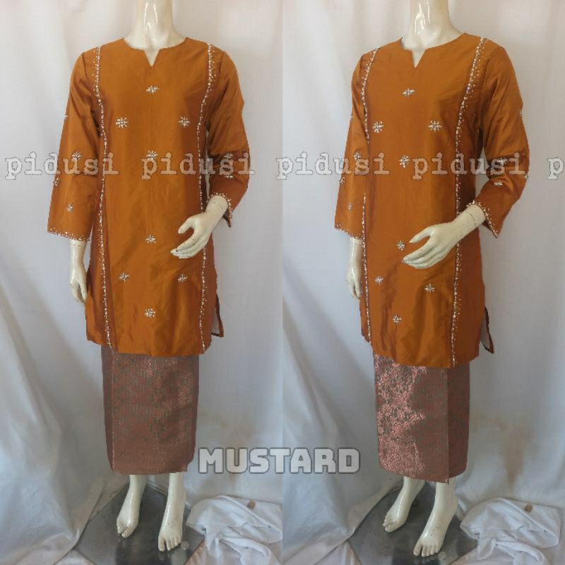 TERBARU SET BAJU KURUNG TAFFETA PAYET